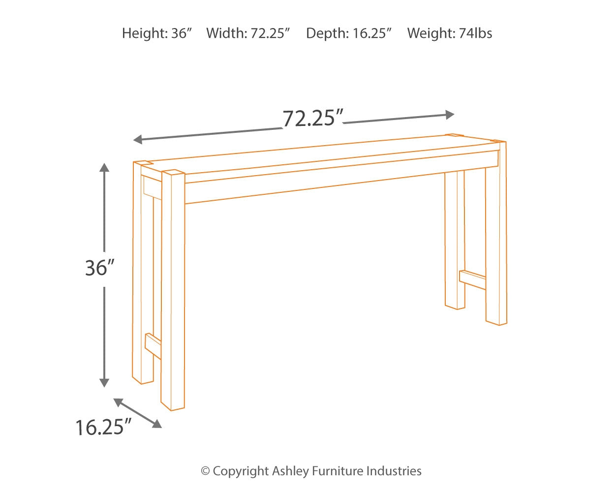 Torjin Counter Height Dining Table - Ashley Furniture - Brunei