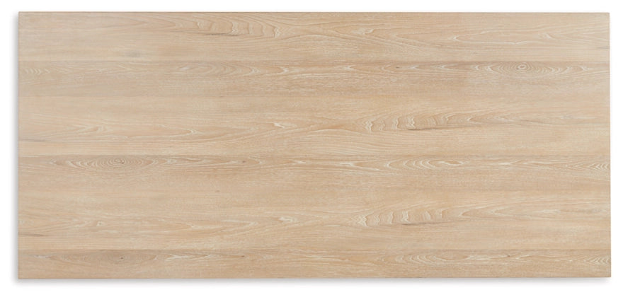 RECTANGULAR DINING ROOM TABLE-YALINTON;BISQUE