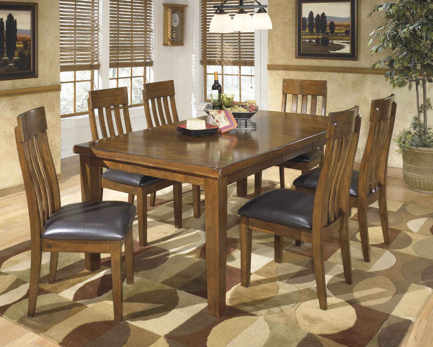 Ralene Dining Table and 6 Chairs - Ashley Furniture - Brunei