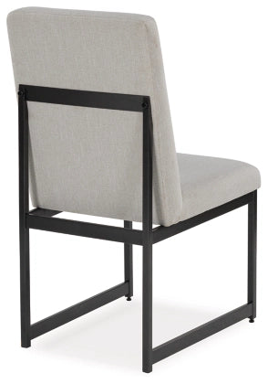 Tomtyn Dining UPH Side Chair;Light Brown (Set of Two)
