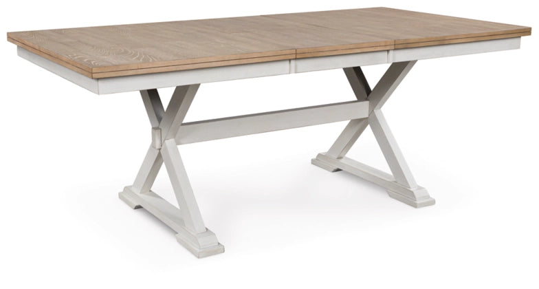 Westlinport Rect DRM Butterfly Extendable Table Set