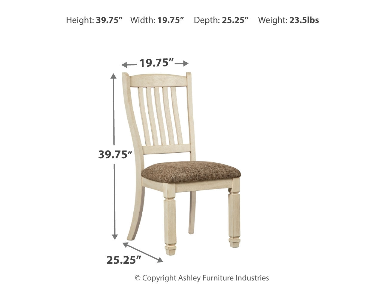 Bolanburg Dining Chair (Set of 2) - Ashley Furniture - Brunei