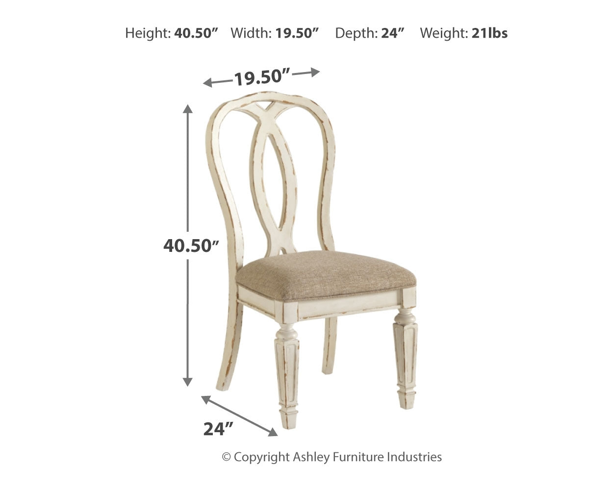 Realyn Dining Chair - Ashley Furniture - Brunei