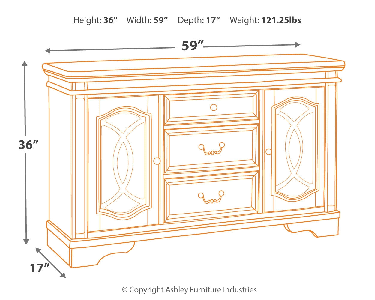 Realyn Dining Server - Ashley Furniture - Brunei