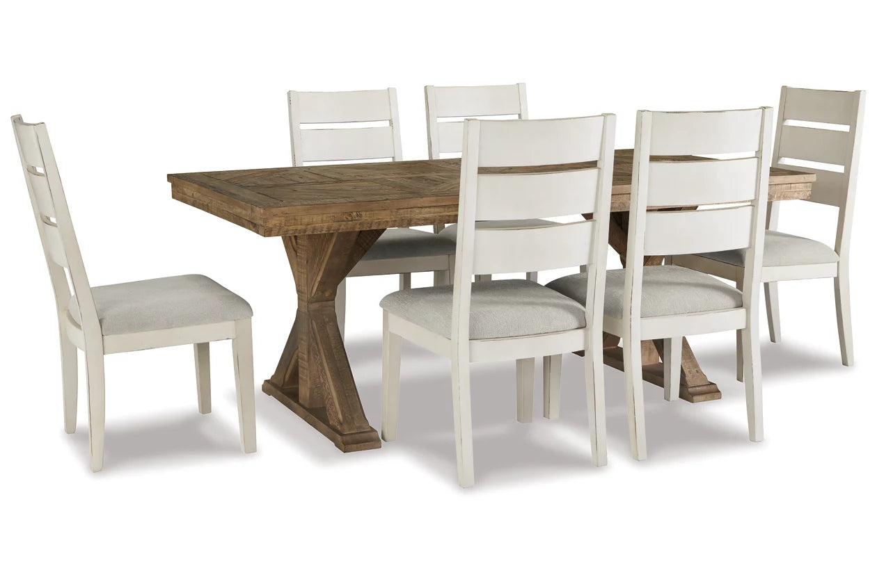 Grindleburg Dining Table and 6 Chairs - Ashley Furniture - Brunei