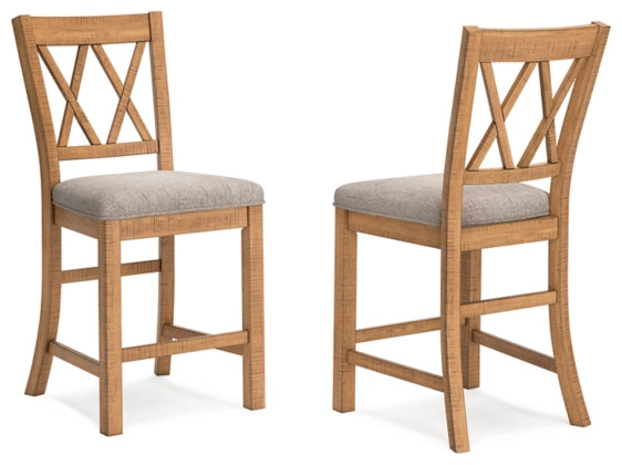 Havonplane Counter Height Barstool (Set of Two)