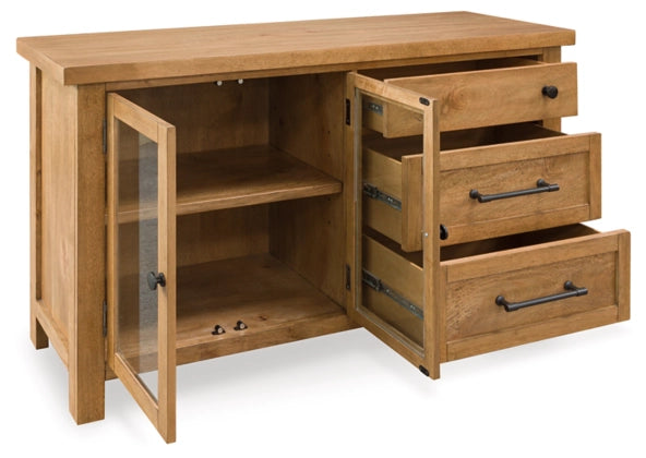 Kristiland Dining Room Server;Light Brown