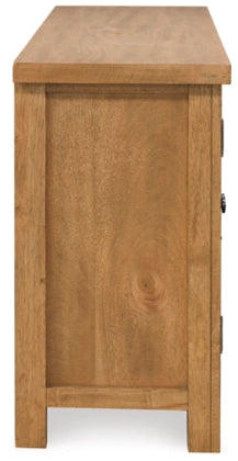 Kristiland Dining Room Server;Light Brown
