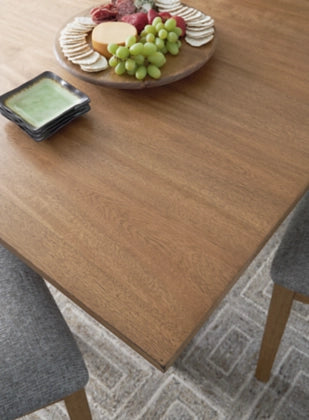 Sherbana Rectangular Extendable Dining Table;Light Brown