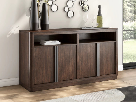 Kendamor Dining Server;Dark Brown
