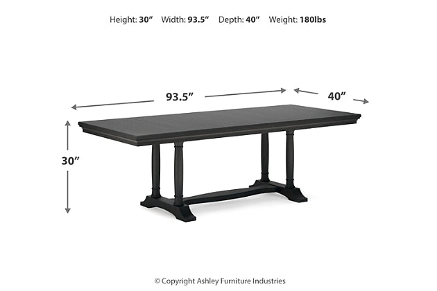 Welltern Dining Extension Table - Ashley Furniture - Brunei