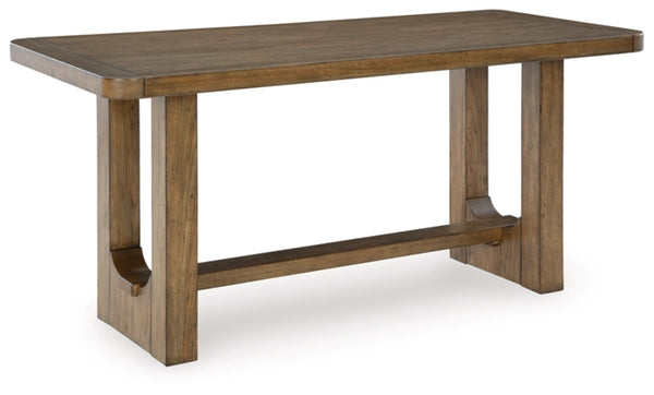 Cabalynn RECT Dining Room Counter Table; Light Brown