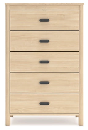 Cabinella Five Drawer Chest;Tan
