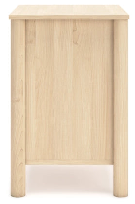 Cabinella Two Drawer Night Stand;Tan