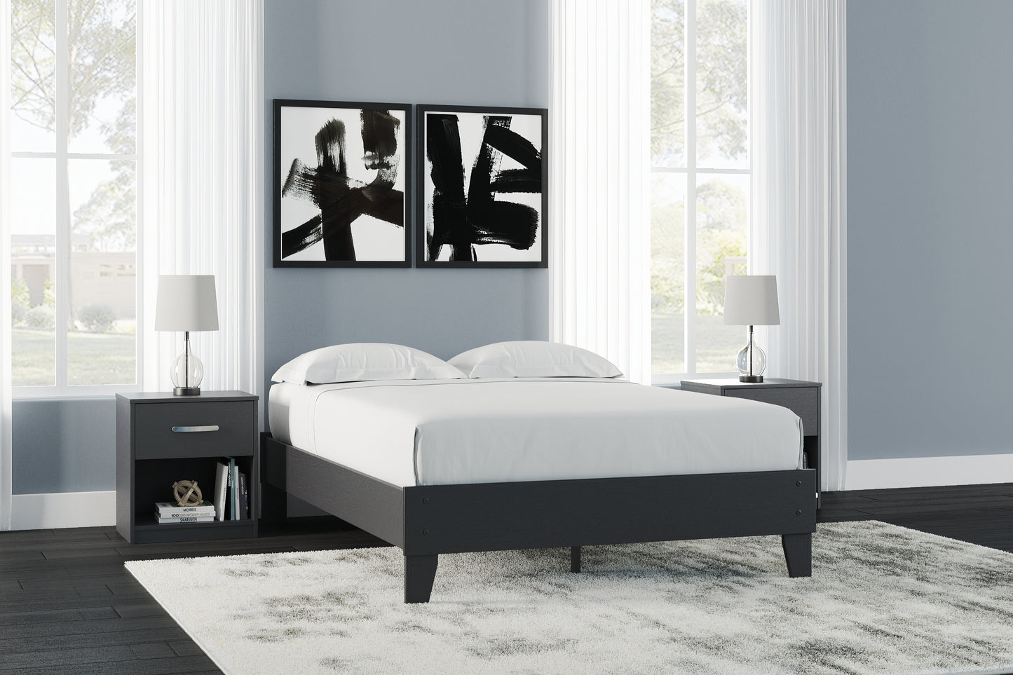 Finch Full Platform Bed - Ashley Furniture - Brunei