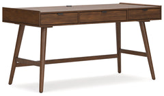 Lyncott Home Office Desk;Brown