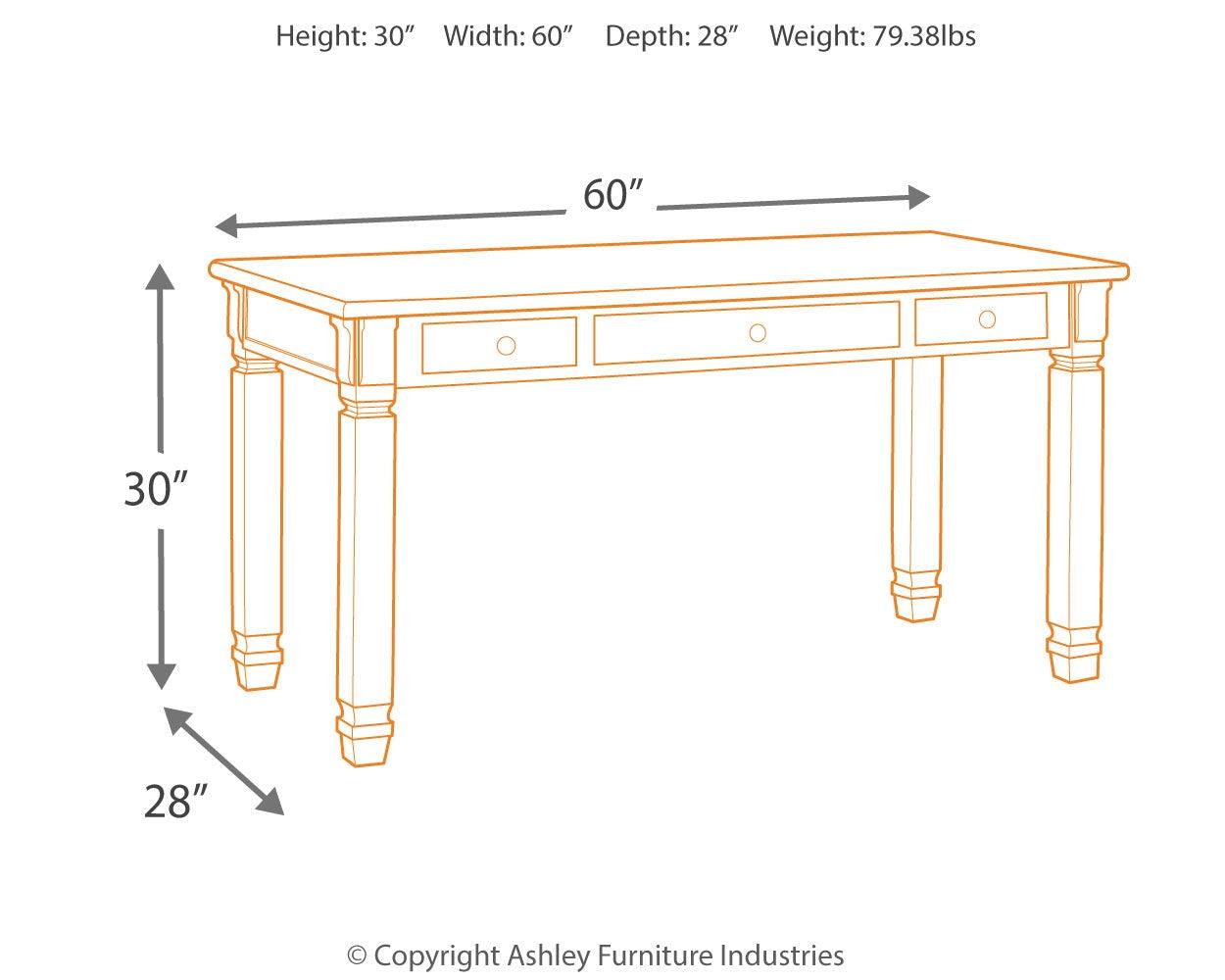 Bolanburg 60" Home Office Desk - Ashley Furniture - Brunei