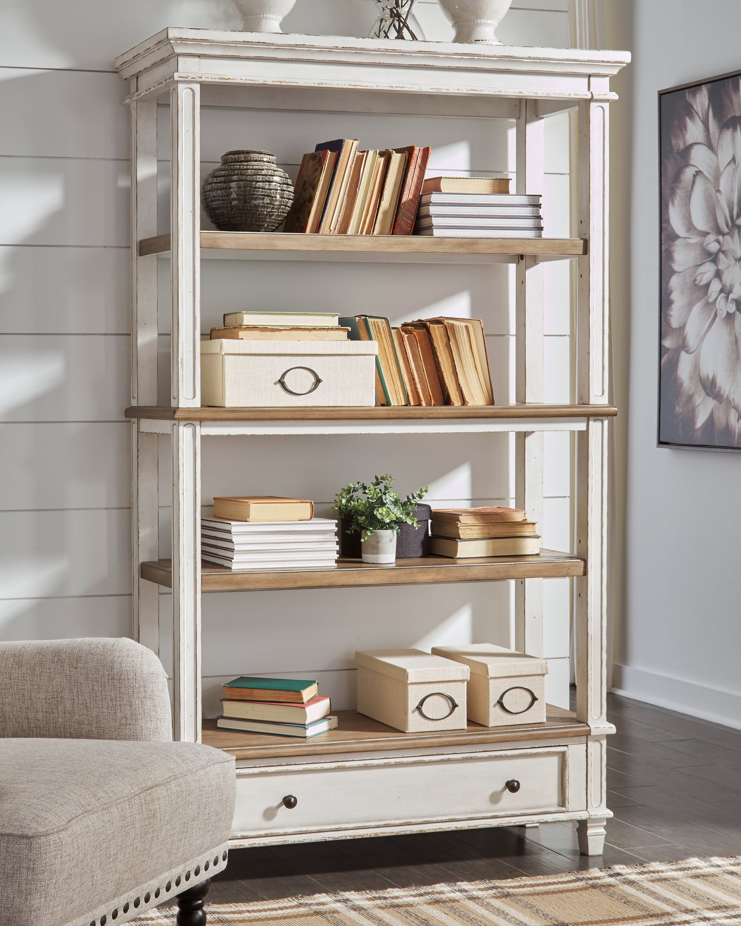 Realyn 75" Bookcase - Ashley Furniture - Brunei