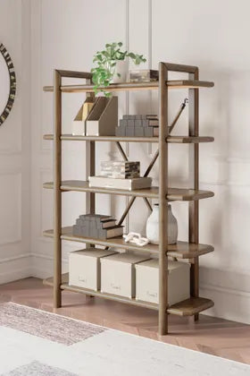 Roanhowe Bookcase;Brown