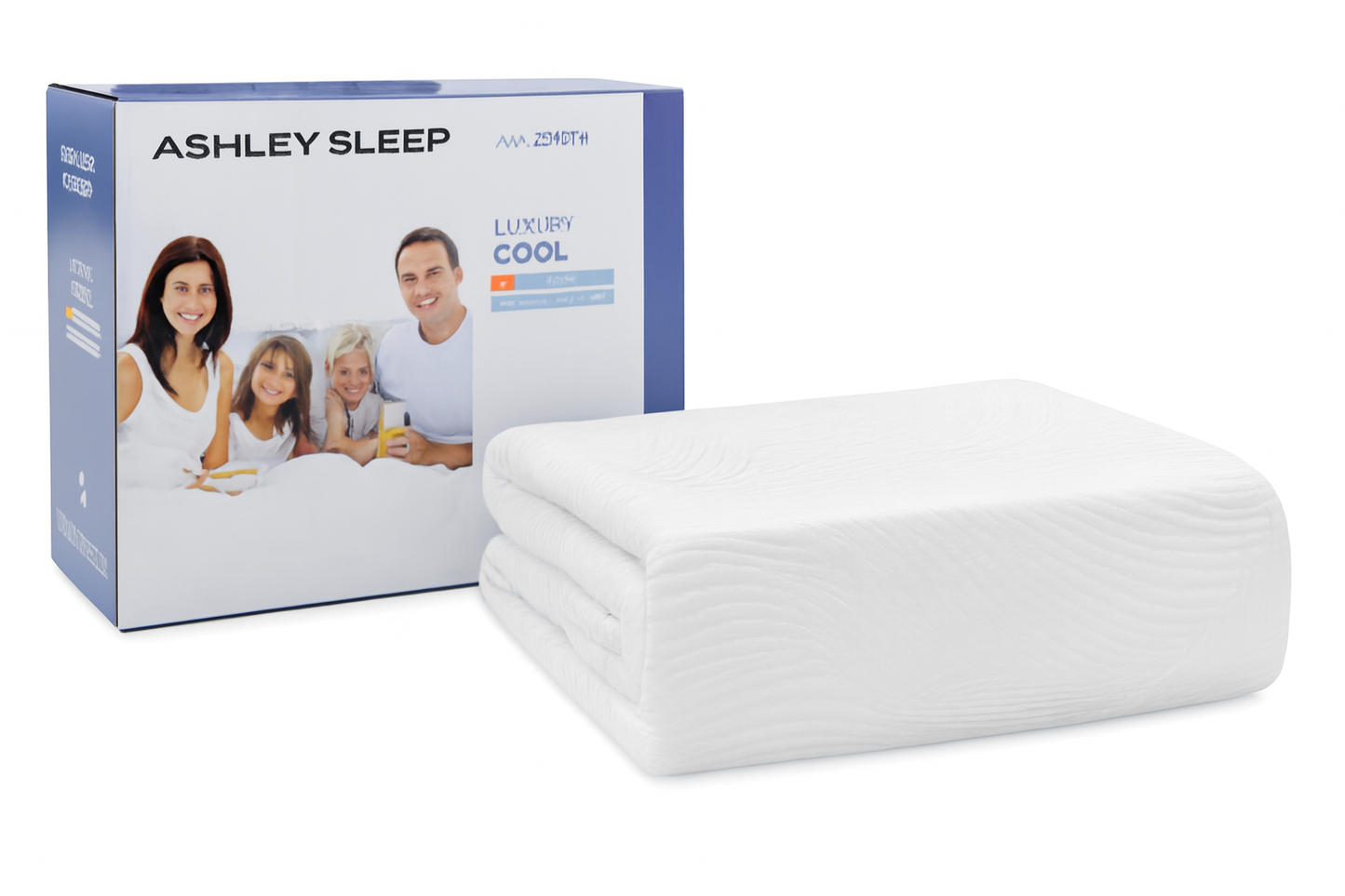 QN MATTRESS PROTECTOR(8/CS)-EXTRA COOLING;WHITE