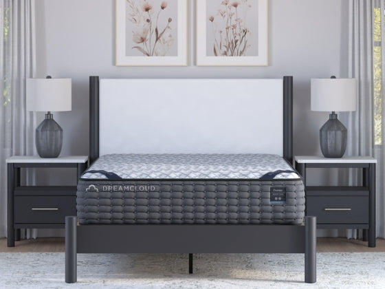 M12141US KING MATTRESS-DREAMCLOUD PREMIER MEMORY FOAM;WHITE