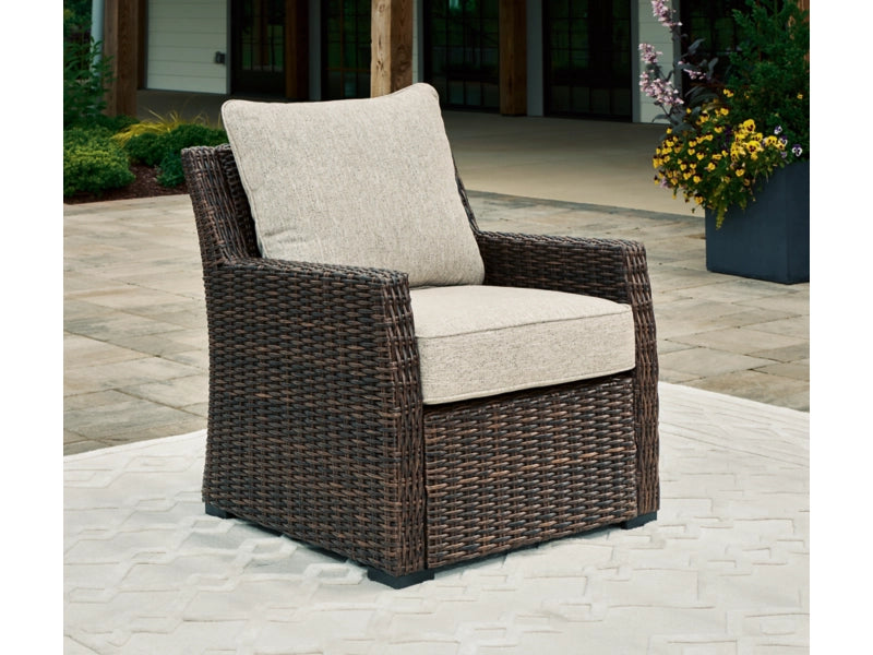 Brook Ranch Outdoor Lounge Chair with Cushion