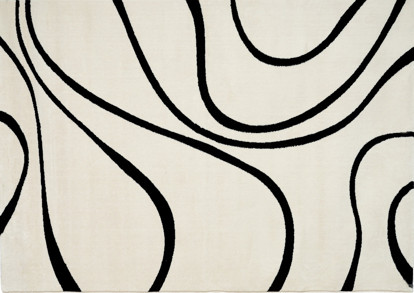 Medium Rug;Black/White