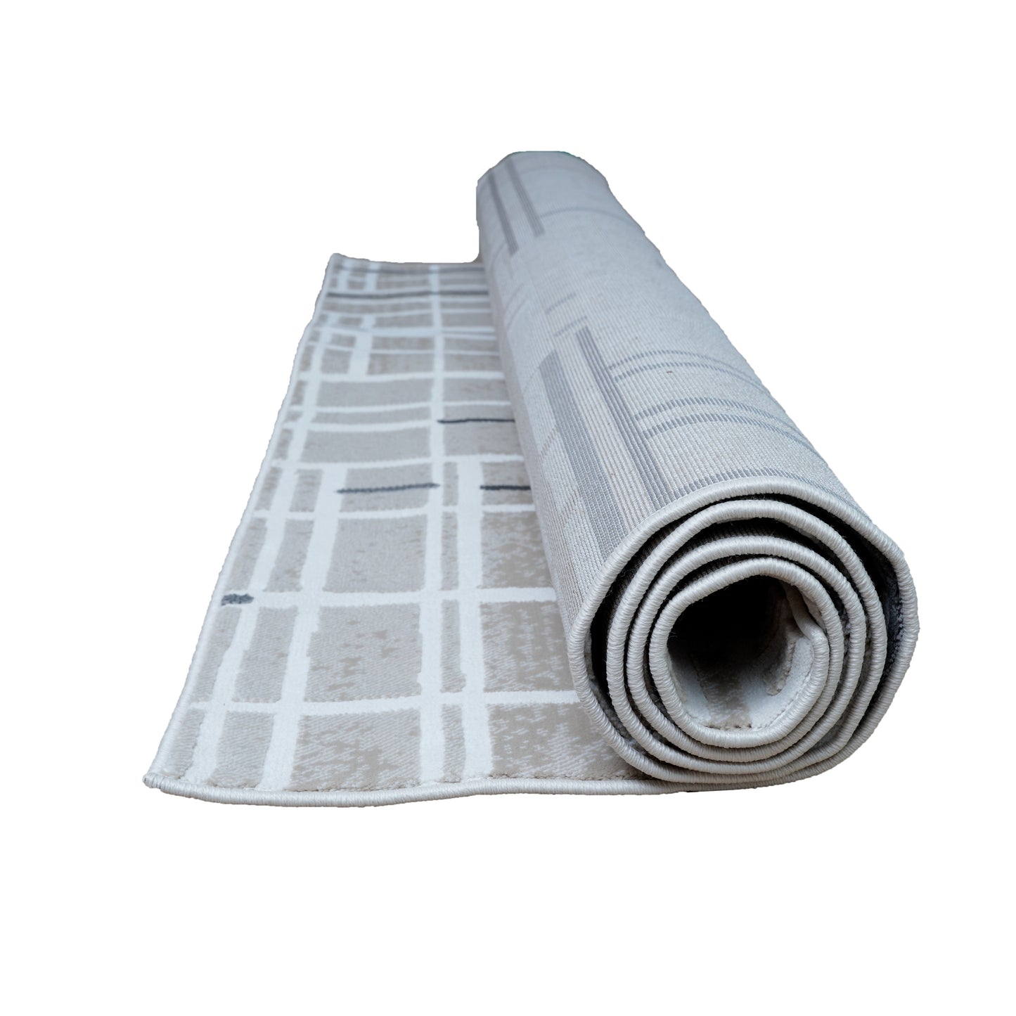 Rug Medium;Light Gray/White