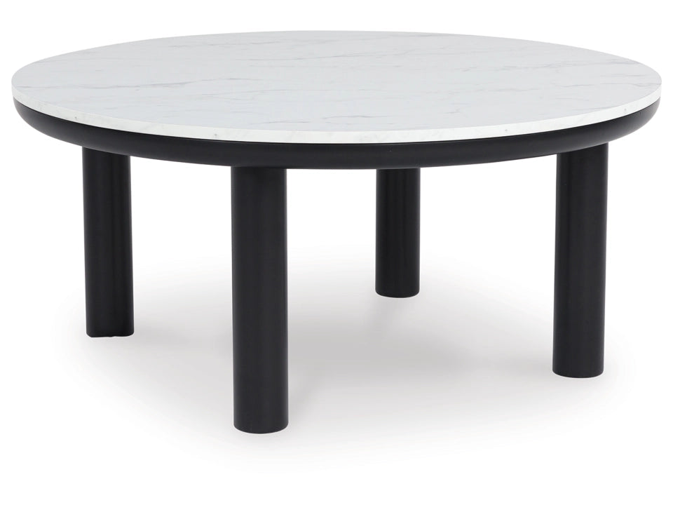 Xandrum Occasional Table (Set of 3) - Black & White