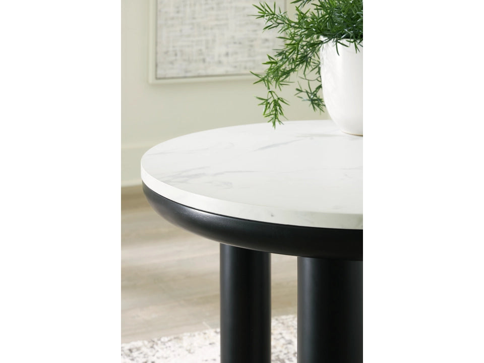 Xandrum Occasional Table (Set of 3) - Black & White