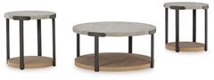 Darthurst Occasional Table Set;Light Brown