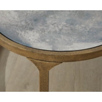 Korajane Oval Cocktail Table;Antique Gold