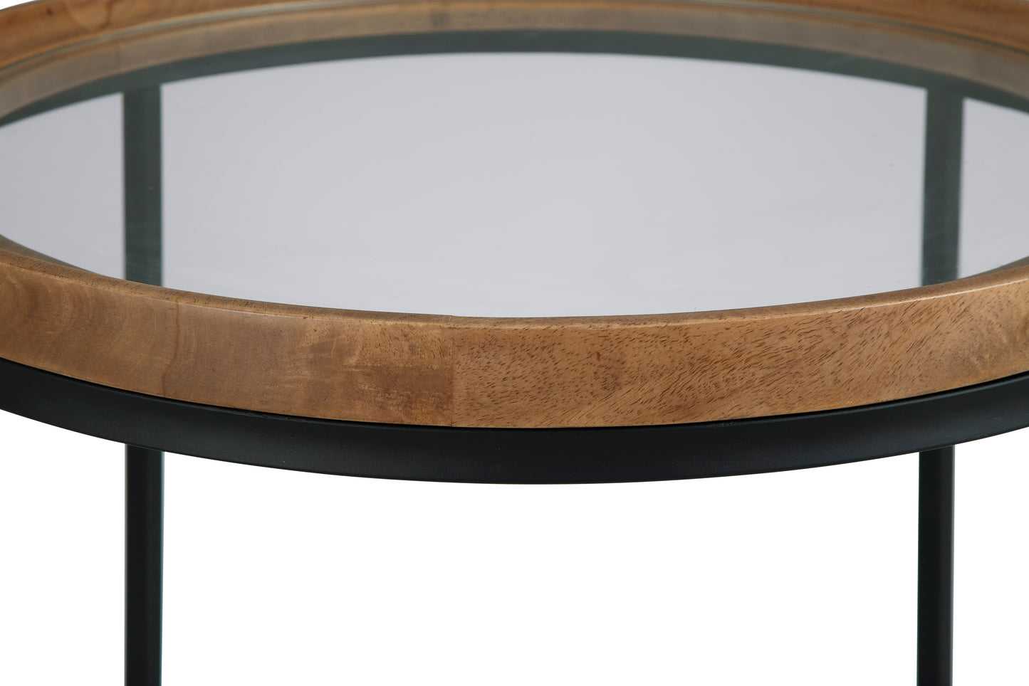 Noraluna Round Cocktail Table;Medium Brown