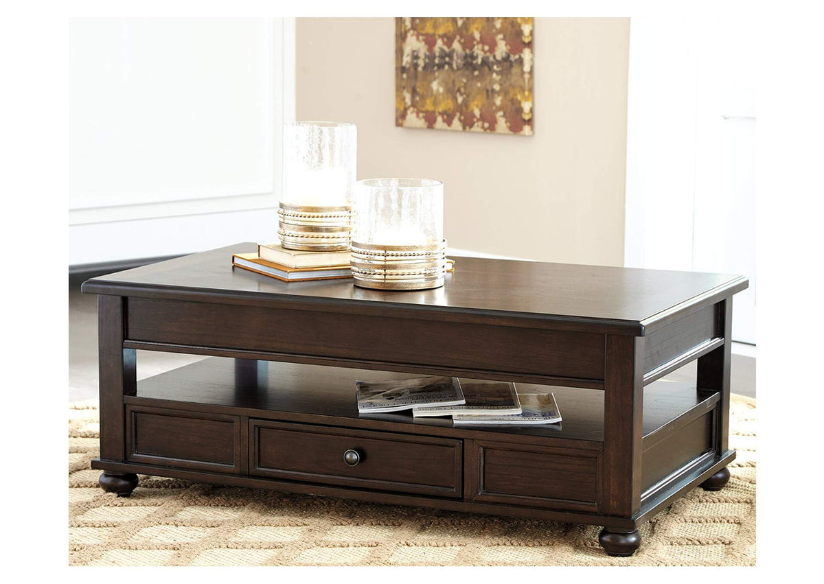Barilanni Lift Top Coffee Table and 2 End Tables Ashley Furniture