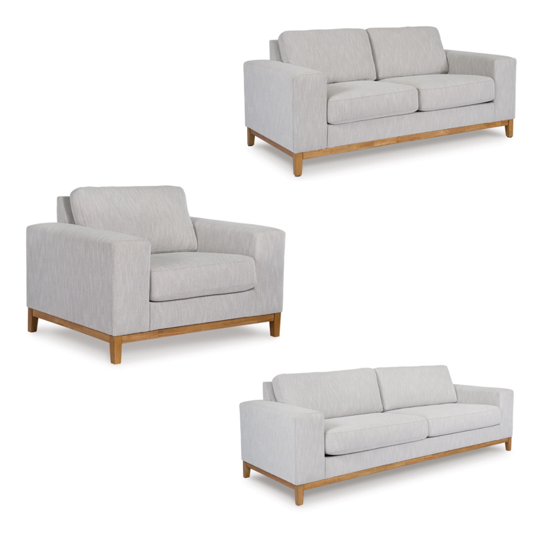 Leamea Sofa Set;Fog