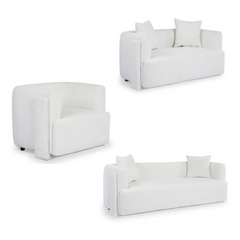 Jesolo Sofa Set;Vanilla