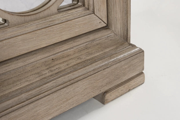 Jorlaina Extra Large TV Stand;Light Brown