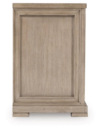 Jorlaina Extra Large TV Stand;Light Brown