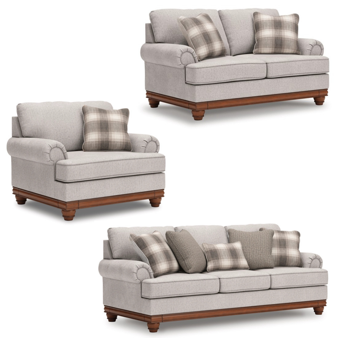 Stoughton Sofa Set;Sandstone