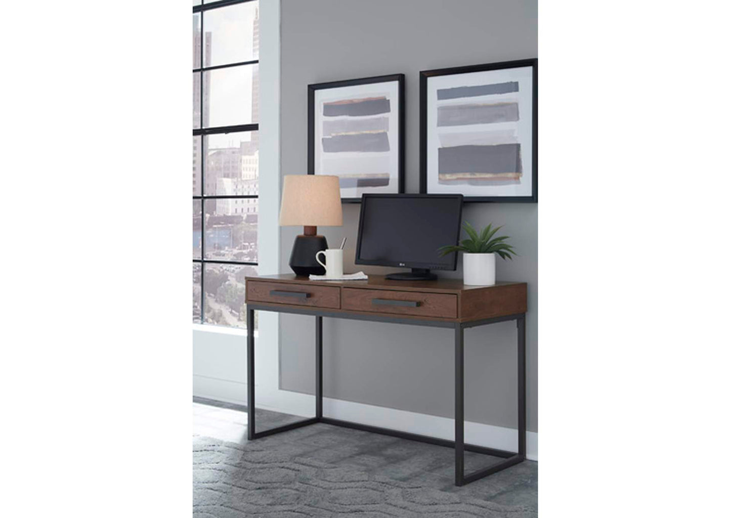 Horatio Home Office Desk - Ashley Furniture - Brunei