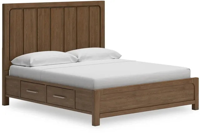 Cabalynn King Panel Bed with Storage - Ashley Furniture - Brunei
