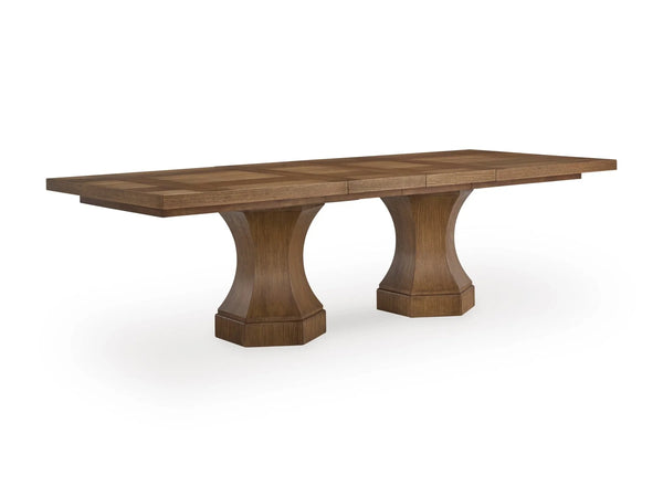 Jorlaina Rect Dining Table Base and Top;Brown