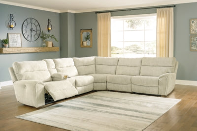 Critic's Corner 6-Piece Power Reclining Sectional - Ashley Furniture - Brunei