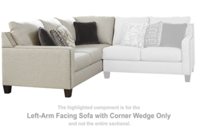 Hallenberg Left-Arm Facing Sofa with Corner Wedge - Ashley Furniture - Brunei