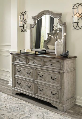 Lodenbay Dresser and Mirror - Ashley Furniture - Brunei