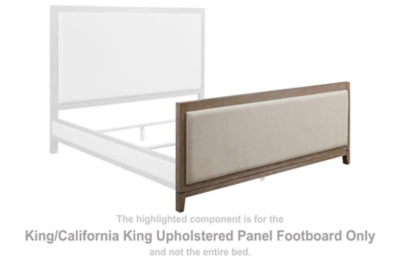 Chrestner King/California King Upholstered Panel Footboard - Ashley Furniture - Brunei