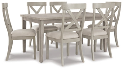 Parellen Dining Table and 6 Chairs - Ashley Furniture - Brunei