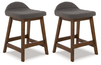 Lyncott Counter Height Bar Stool (Set of 2) - Ashley Furniture - Brunei