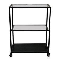 Bar Cart - Accent Table - Black - Ashley Furniture - Brunei