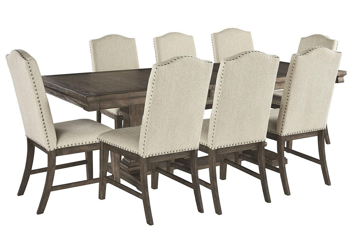Johnelle Dining Table w/8 Side Chairs Ashley Furniture Brunei